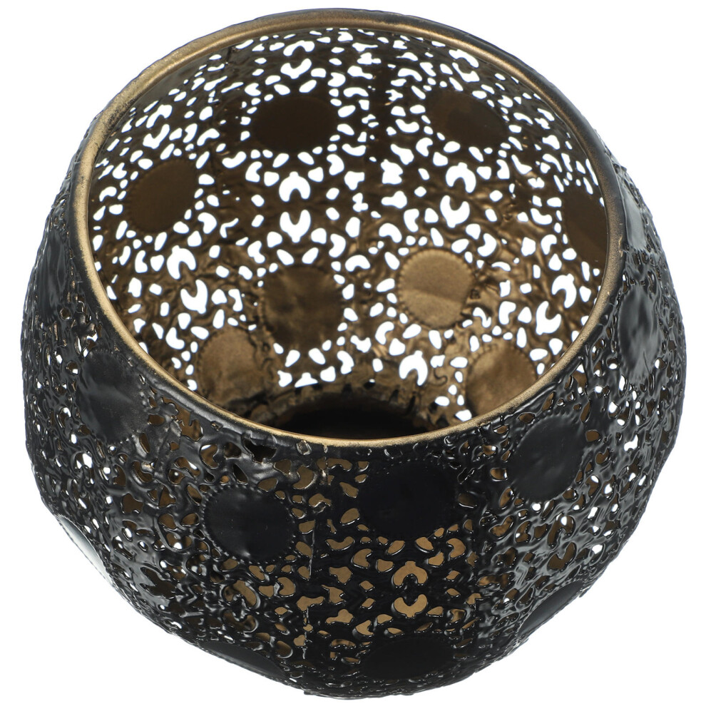 Iron Art Holder Na ŚWiece Tealight W Stylistyce Vintage Hollow-image