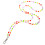 Beaded Phone Charms Com Corrente E Alça De 1