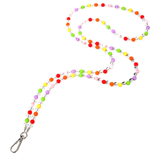 Beaded Phone Charms Com Corrente E Alça De