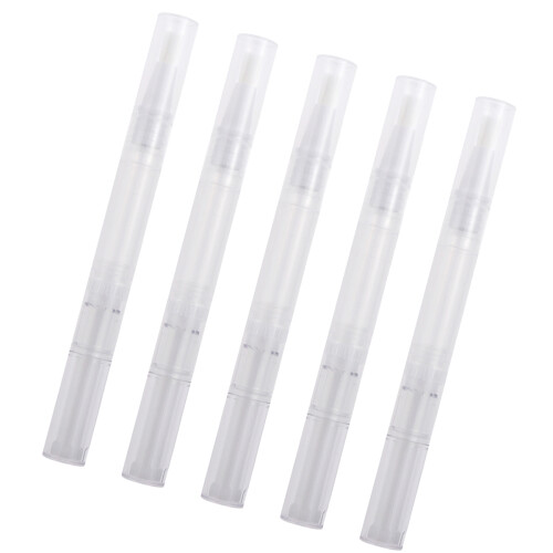 12 Unidades Transparente 3 Ml Para Óleo De Unhas E Batom