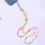Beaded Phone Charms Com Corrente E Alça De 10