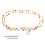 Beaded Phone Charms Com Corrente E Alça De 3