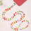 Beaded Phone Charms Com Corrente E Alça De 11