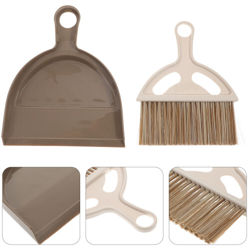 Mini Conjunto De E Escova Para Casa Hotel (Marrom) 1