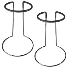 Mlins 2 Industrie Glasbecherhalter 24,50x19,50x13,50 cm Grau