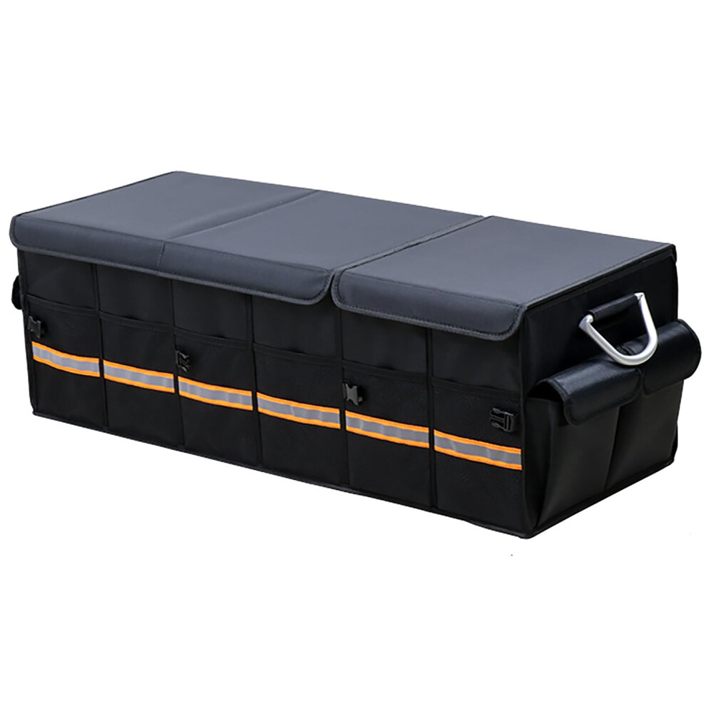 Car Boot Organiser Bag For Hyundai I10 I20 I30 I40 Ix25 Ix35 Accent Elantra Kona Collapsible Boot Storage Box 100L Capacity 9393856397655