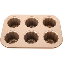1St Kohlenstoffstahl Kuchenform Backform Backwerkzeug Dunkelgold