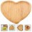 Brotplatte Snacktablett Trockenobstteller Servierbrett 5