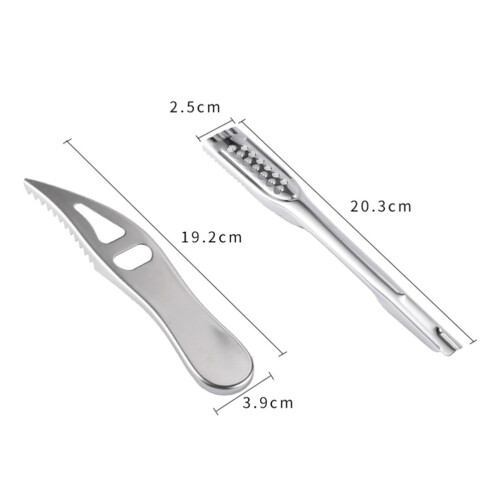1 Set Mit 2 Stk Fischschuppenentferner 2