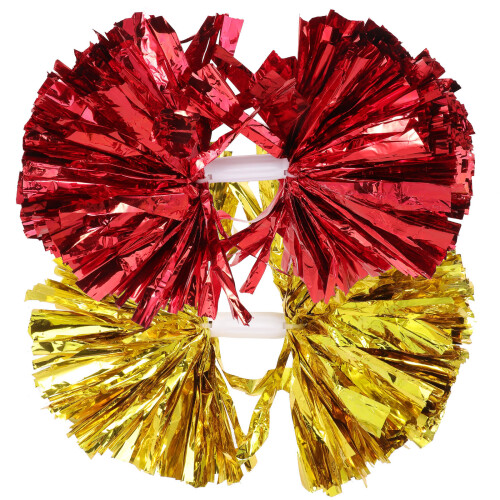 2Stk Cheerleader Pompons, Wiederverwendbare Sportaccessoires