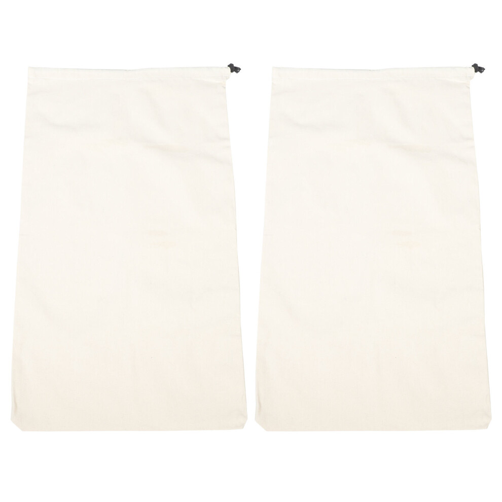 2 Sztuki Torba BawełNę Z Dzianiny Z Sznurkiem, DużA Pojemność-image