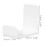 2Sets Muurbevestigde Acryl Hoofdtelefoonhouder Wit 2