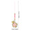 Sakura Bell Pingente Japonês Para , Chaveiro E Bolsa 2