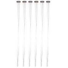 6 Unidades Extensões Tinsel Brilhantes Para Mulheres E