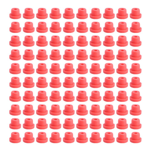 100 Unidades Almofada Silicone Bobina Ilhós