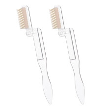 2 . Augenbrauen Pflege Make-up Bürste Golden