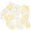 Newborn Gelb 5 Paare 10