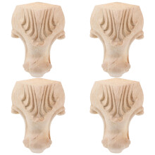4St Meubelpoot Vintage Relief Khaki Voor Bank