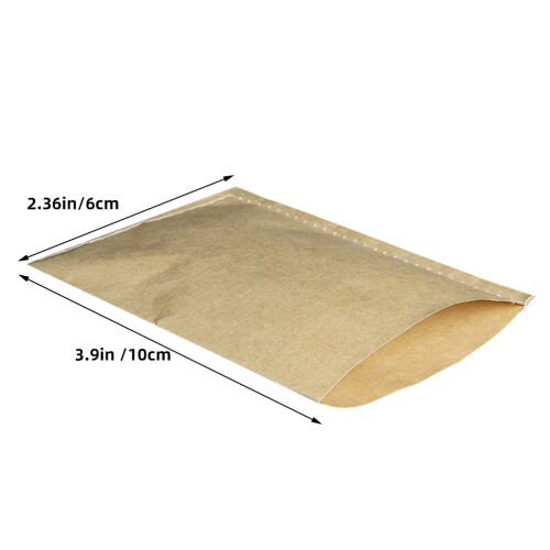 100Stk Rechteckige Samenbehälter Kraftpapier 1