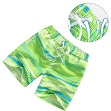 Jungen Badehose Schnelltrocknend Kurze Hose Hellgrün 1