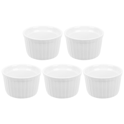 Puddingformen Keramik Backschüsseln Weiß 5 1