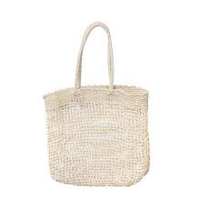 Beige Gestrickte Strohgeflecht Mit Aussparung Für Damen