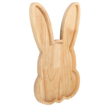 Easter Party Supplies Holz Hase Tablett Für Hausbesitzer 1 Set