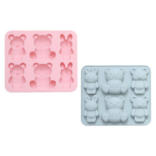 2Stk Kuchenform 3D Silikagel Muffin