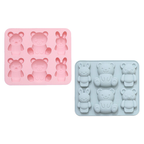 2Stk Kuchenform 3D Silikagel Muffin