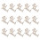 Wood Pieces Alphabet Khaki 15 Teile 3