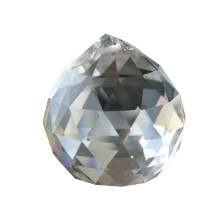 Clear Crystal Kronleuchter Lampe Mit , Kugeln Und Prismen