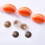 50Pièces Bouche Décorative Orange Pour Jouets DIY Durable 10