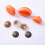 50Pièces Bouche Décorative Orange Pour Jouets DIY Durable 11