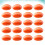 50Pièces Bouche Décorative Orange Pour Jouets DIY Durable 5
