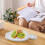 Apfelgeformtes Dip Tablett Snack Servierplatte Platte 7