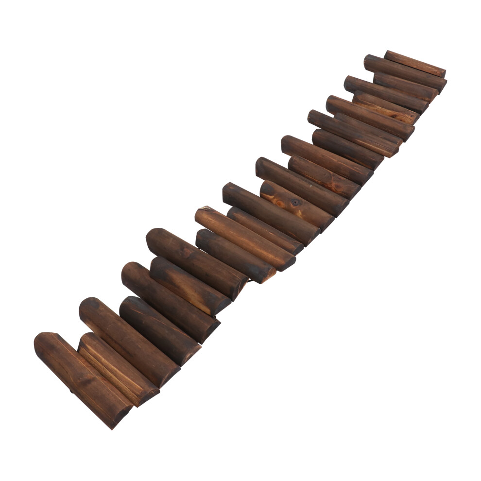 Ogrodowy Plot Drewniany Otwartej Przestrzeni Diy-image