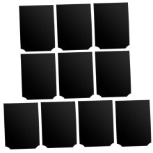10Stk Schwarze Clip-On Etikettenhalter Für Korb Und Boxen