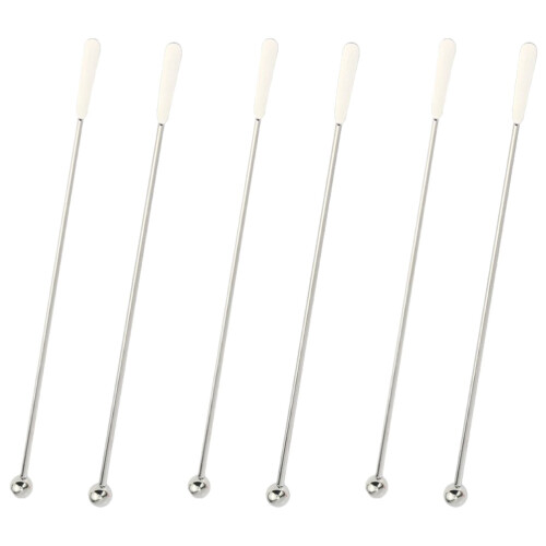 6Stk Mixer Rührstäbchen Cocktail Milch Tee Rührer 2