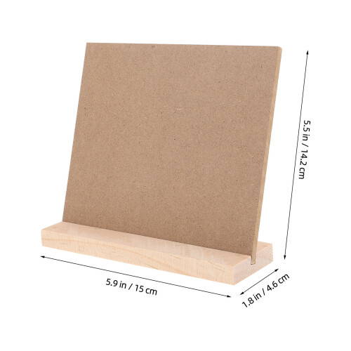 Kleines Mitteilungsboard Dichtefaserplatte Doppelseitig 1
