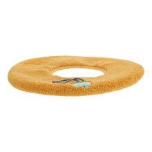 3Stk Weiche Toilettensitzbezüge Hellbraun Komfortable O-Form Pads
