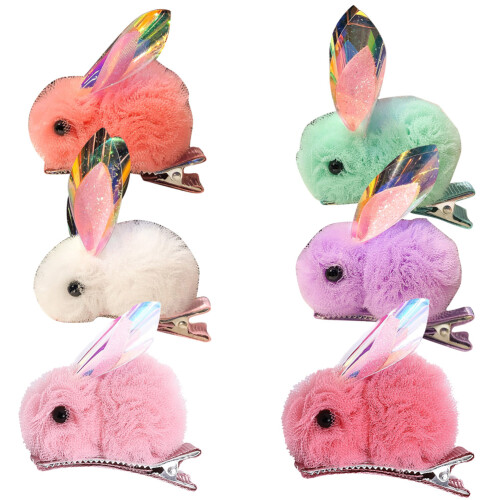 6St Organza Haarspange Für Kinder 2