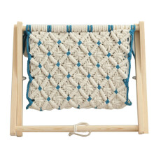 Patchwork Farbe Seil Geflecht Aufbewahrungsregal Zeitschriftenregal