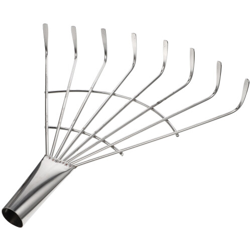 Rake De Aço Inoxidável Para Folhas Caídas E 1