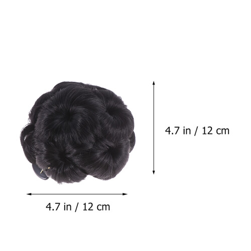 2 Unidades Presilhas Flor Chignon Extensão 1