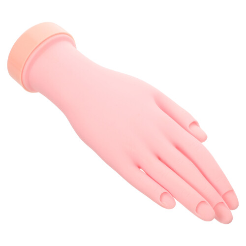 2 Unidades Modelo Treinamento Unhas Postiças Com Mão Articulável 2