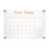 Transparant Acryl Schrijfbord Multifunctioneel Memo Bord 4