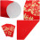 12 Unidades Envelopes Vermelhos Ano Chinês Com Glitter 8