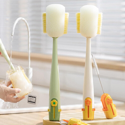 High Efficiency Cup Cleaning Tool Brush Cup Scrubber Brush Drying Features Multiuse Kitchen Cleaning Accessory 2