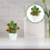 2 Unidades Árvore Artificial Bonsai Vaso Decoração 9