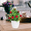 2 Unidades Árvore Artificial Bonsai Vaso Decoração 11